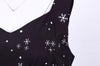 Vestido Navideño Negro Vintage