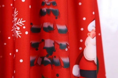 Vestido De Navidad Rojo Vintage