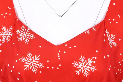 Vestido De Navidad Rojo Vintage