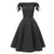 Vestido De Noche Negro De La Vendimia