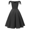 Vestido De Noche Negro De La Vendimia