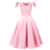 Vestido De Noche Rosa Vintage