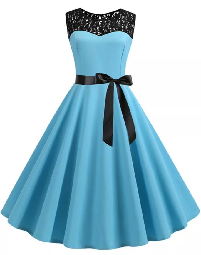 Vestido Vintage De Dama De Honor En Colores Pastel