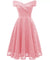 Vestido Rosa De Dama De Honor Vintage