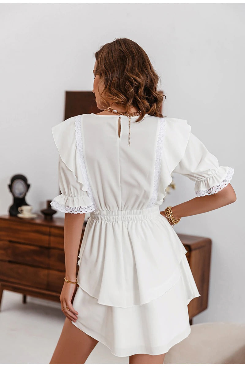 Vestido De Encaje De La Década De 1950