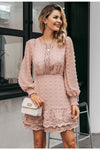 Vestido Vintage De Encaje Elegante