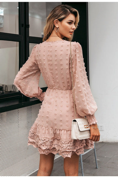 Vestido Vintage De Encaje Elegante