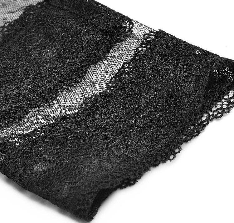 Vestido Vintage De Encaje De Manga Larga