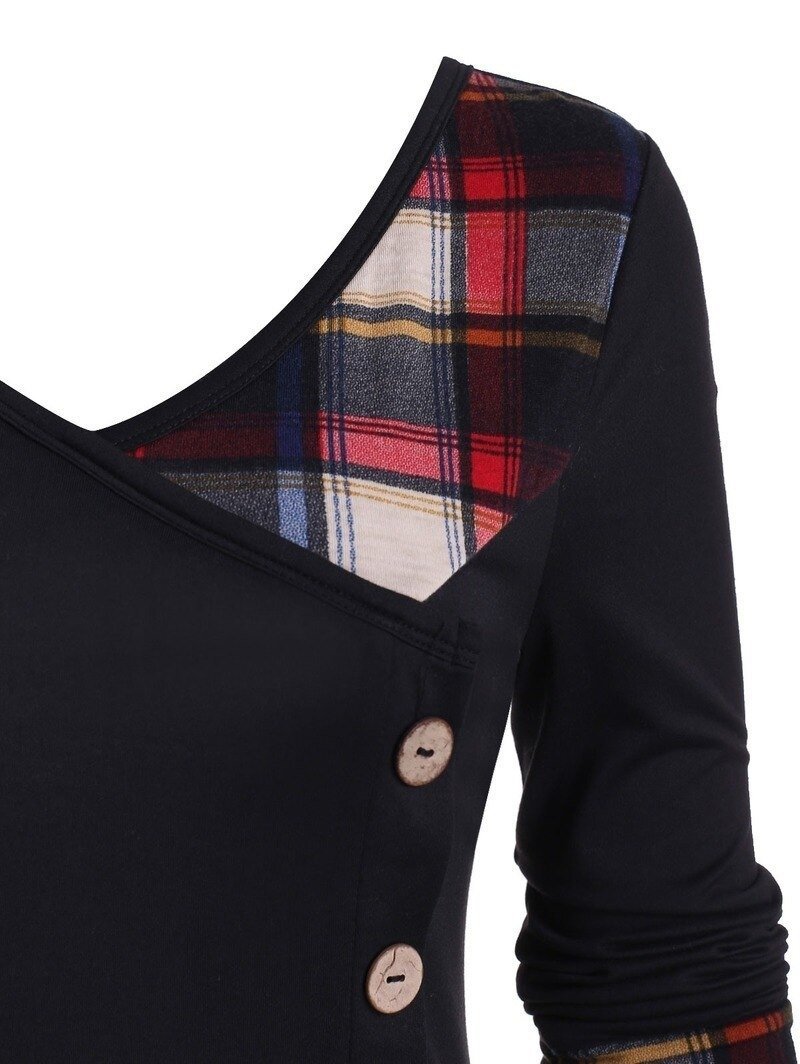 Vestido Escocia Vintage Negro