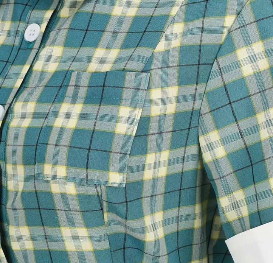 Vestido Escocia Vintage Verde