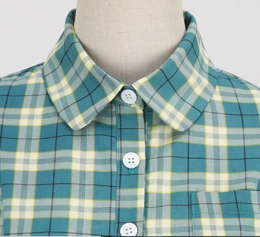 Vestido Escocia Vintage Verde