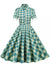Vestido Escocia Vintage Verde
