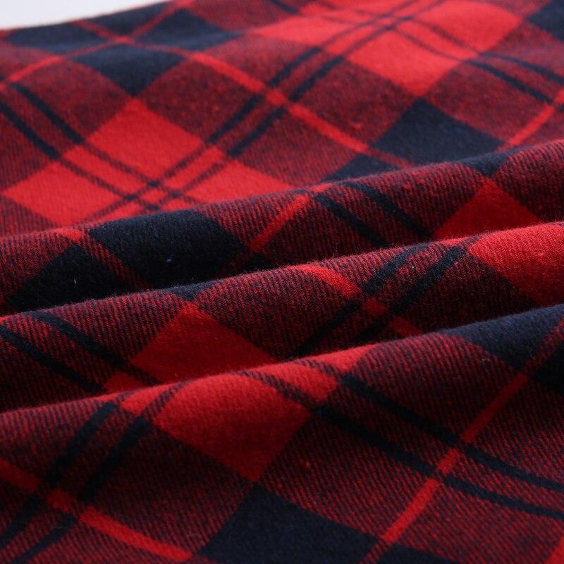 Vestido Vintage De Hombros Descubiertos De Tartán