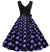 Vestido De Mujer Vintage Lunares Morado
