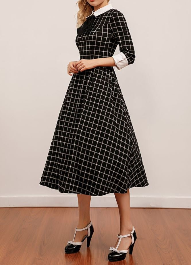 Vestido Vintage Formal De Otoño