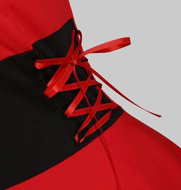 Vestido Vintage De Pelo Rojo