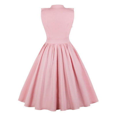 Vestido Vintage Rosa Talla Grande Frufrou