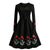 Vestido Vintage Negro Talla Grande