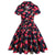 Vestido Vintage Fresa Talla Grande