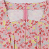 Vestido Vintage Rosa De Cintura Alta Y Talla Grande