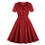 Vestido Audrey Hepburn 60s Burdeos