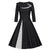 Vestido Vintage Negro Invierno Talla Grande
