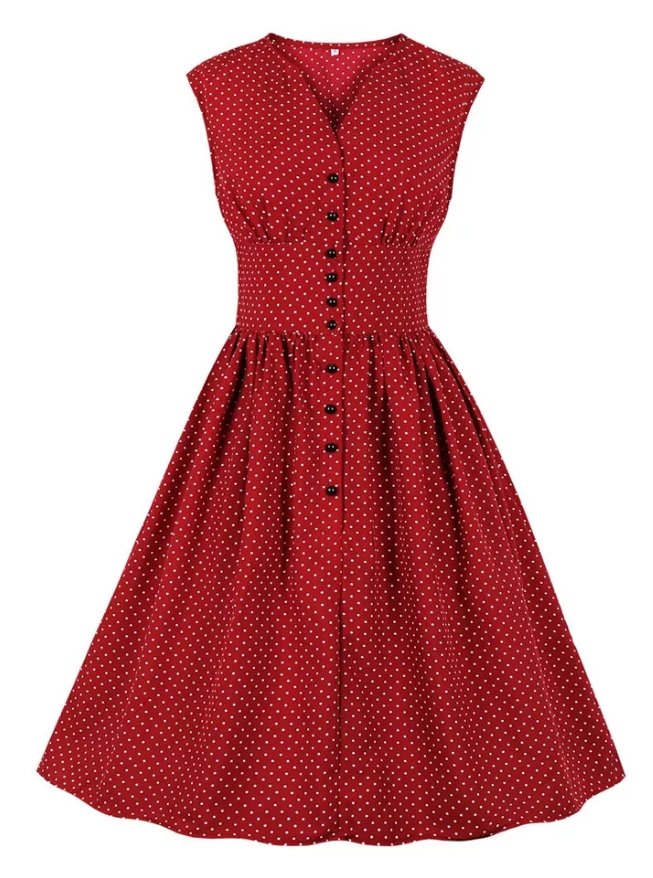 Vestido Vintage Tallas Grandes Letras