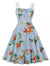 Vestido Vintage Margaritas Naturaleza Tallas Grandes