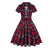 Vestido Vintage A Cuadros De Talla Grande