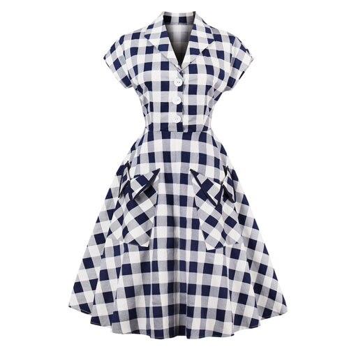 Vestido Pin Up Vintage De Talla Grande