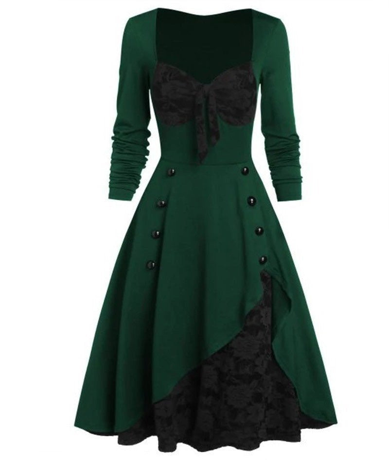 Vestido Retro Vintage De Talla Grande