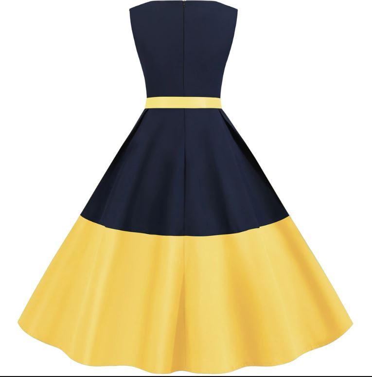 Vestido Amarillo Años 60