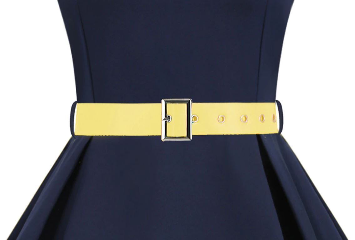 Vestido Amarillo Años 60