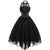 Vestido Vintage Negro Steampunk Tallas Grandes