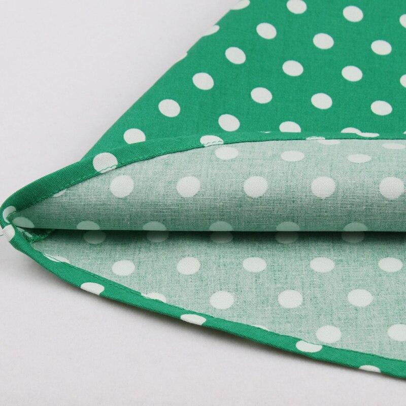 Vestido Vintage Con Cinturón Verde Talla Grande