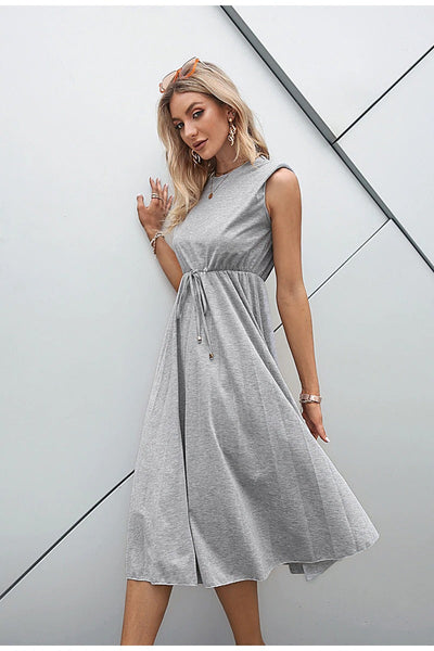 Vestido Gris De La Vendimia