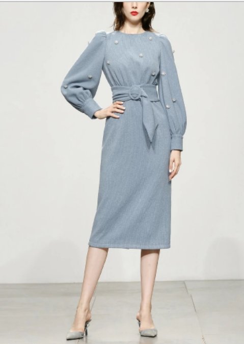 Vestido Vintage Alta Costura Años 40