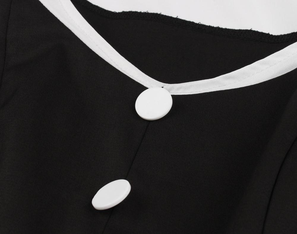 Vestido Vintage Hepburn Negro