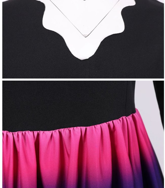 Vestido Vintage De Invierno De Cielo Navideño