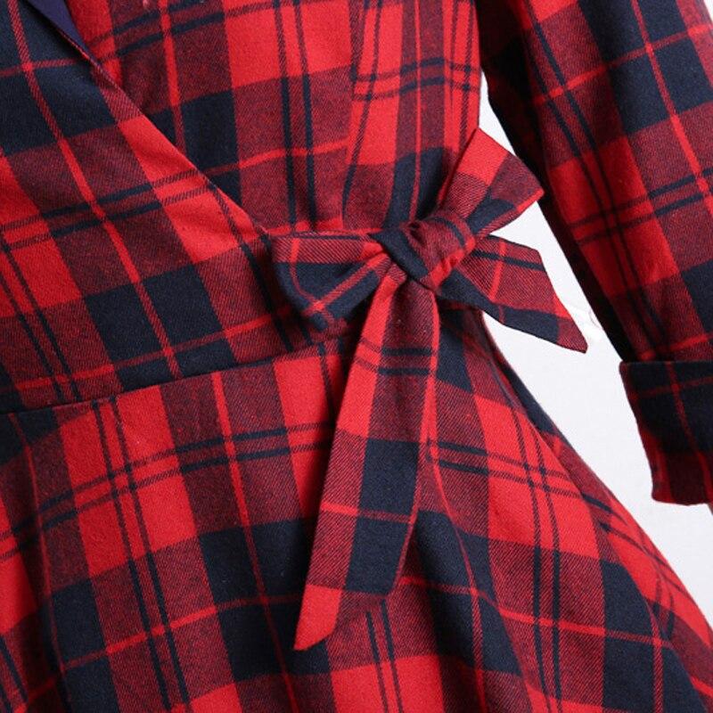 Vestido Vintage De Invierno De Algodón