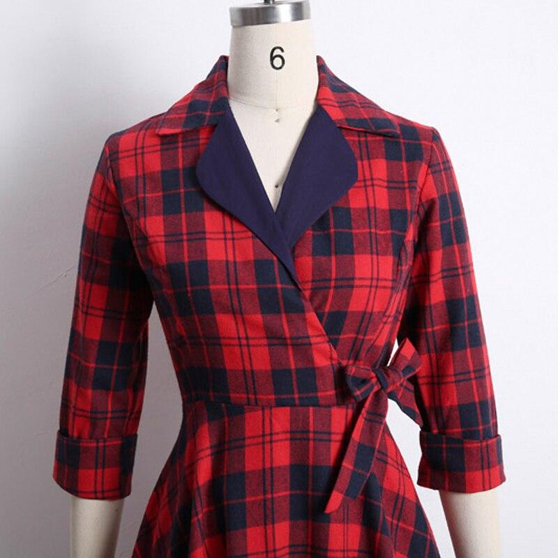 Vestido Vintage De Invierno De Algodón