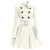 Vestido Vintage De Invierno De Lana Blanca