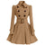 Vestido Vintage Invierno Lana Café