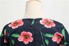 Vestido Vintage De Invierno De Amapolas Negras