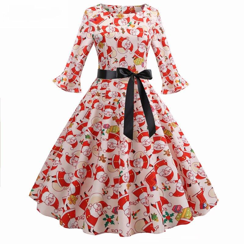 Vestido De Navidad De Los Años 60