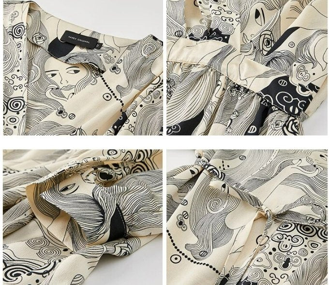 Vestido Invitada Boda Vintage Gris