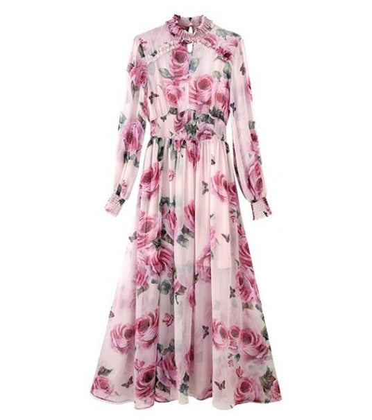 Vestido Invitada Boda Vintage Rosa