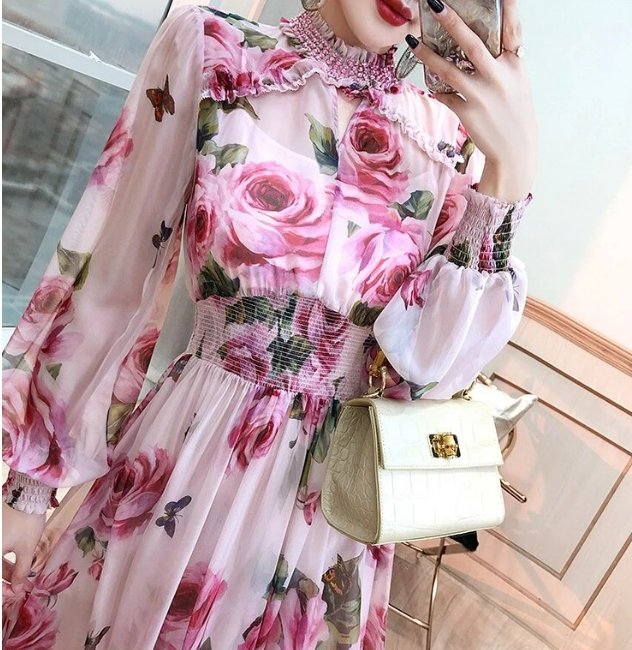 Vestido Invitada Boda Vintage Rosa