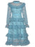 Vestido Invitada Boda Vintage Azul