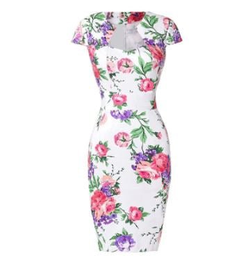 Vestido Vintage Día Blanco